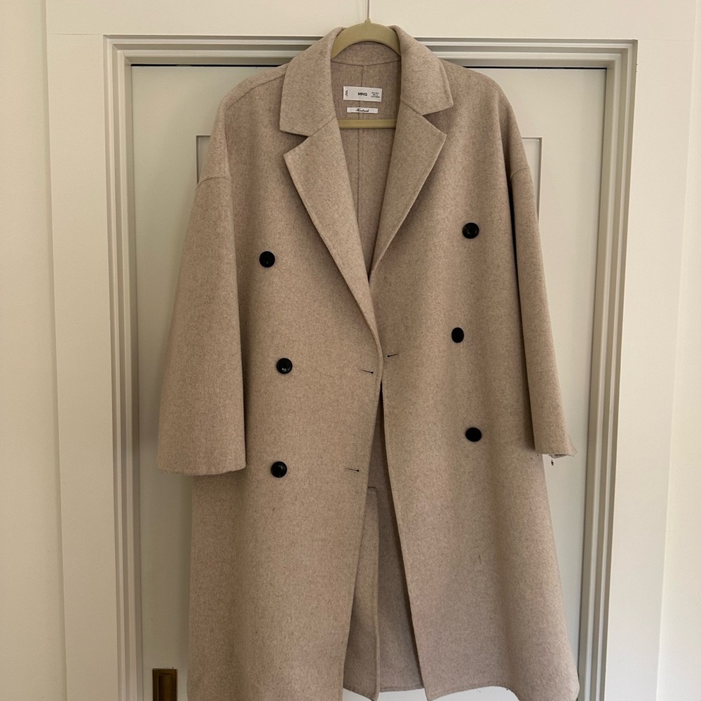 Mango Tan Trench Coat Timeless Design